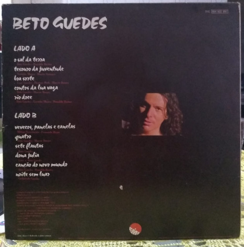 Lp Beto Guedes-contos Da Lua Vaga 1981 Nacional Vinil Álbum (Usado)