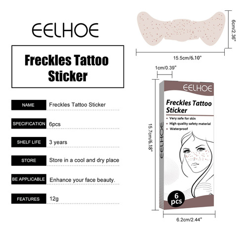 Tatuajes Falsos De Aspecto Natural P, Parche Para Pecas, Maq