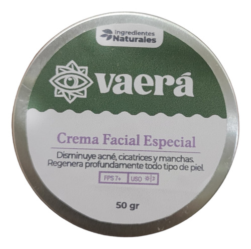 Crema Facial Especial 50 G, Acné, Cicatrices Y Manchas, Rosa Tipo De Piel Mixta