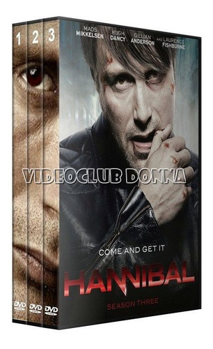 Hannibal 3 Temporadas Serie Completa Pack Dvd