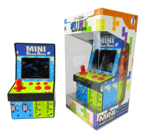 Mini Arcade Ct-882b Incluye 200 Juegos  Dimm