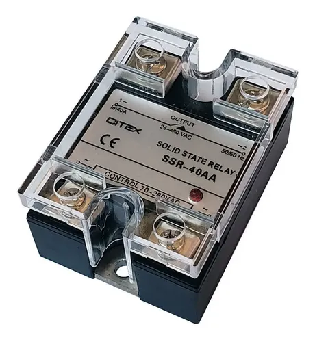 Ssr-40aa Rele Estado Sólido In 70~280vca Out 24-480vca 40a | MercadoLivre
