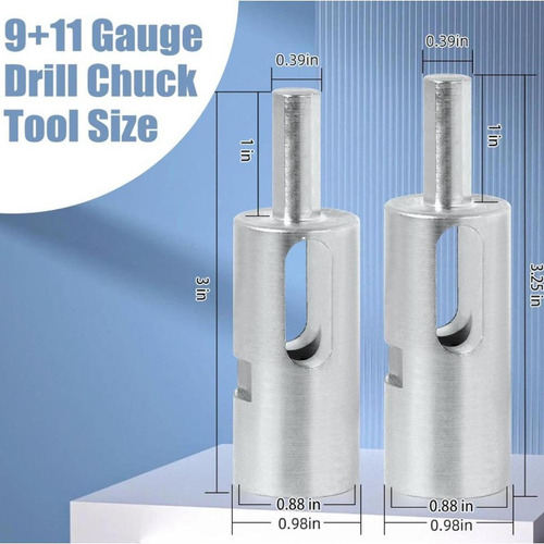 Twist Lanche Drill Chuck Tool Wire Torção 9 11 Bitola