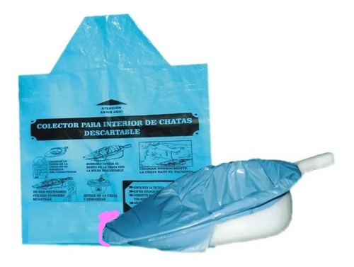 Imagen 1 de 5 de Cubre Chata Bolsas Contenedoras Descartables (50 Unidades)