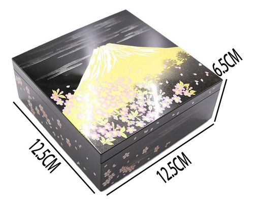 Bandeja De Sushi Japonesa, 12,5 Cm X 12,5 Cm X 6,5 Cm