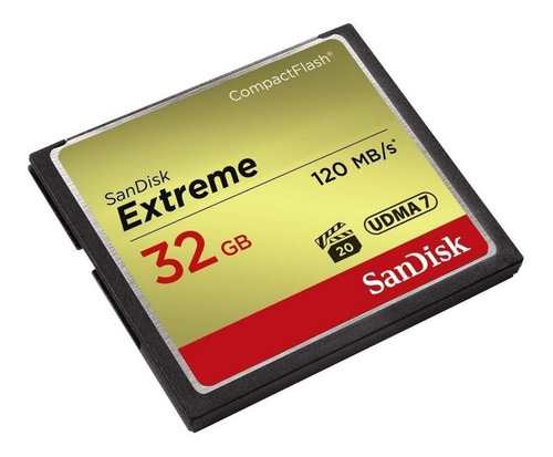 Imagen 2 de 3 de Tarjeta de memoria SanDisk SDCFXSB-032G-G46 Extreme 32GB