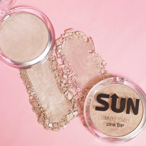 Iluminador Luminous Powder Para Rostro Y Cuerpo Pink Up