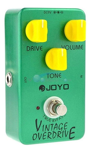 W Pedal De Efecto Joyo Vintage Overdrive Jf-01 Verde