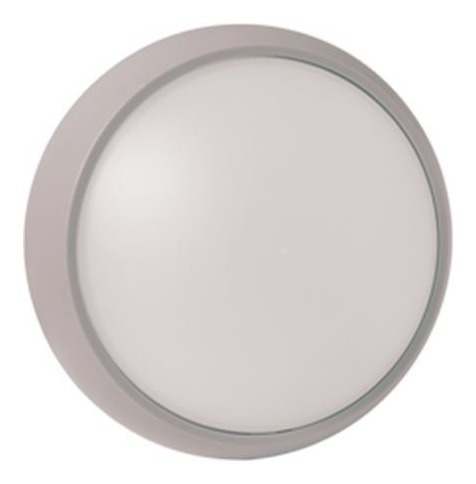  Aplique Tortuga Led Vivion 15w Gris Ø 260 Mm Luz Fría Fama