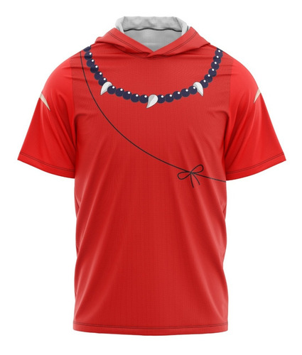 Imagem 1 de 2 de Camiseta Capuz Anime Inuyasha Shonen Mangá Cosplay Geek