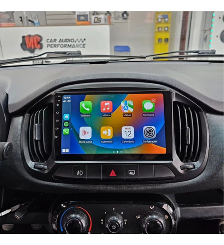 Pantalla Multimedia 9 Carplay Android Gps Para Fiat Uno Way