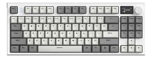 Teclado Mecânico Gamer Attack Shark Sem Fio Com Tela K86rgb