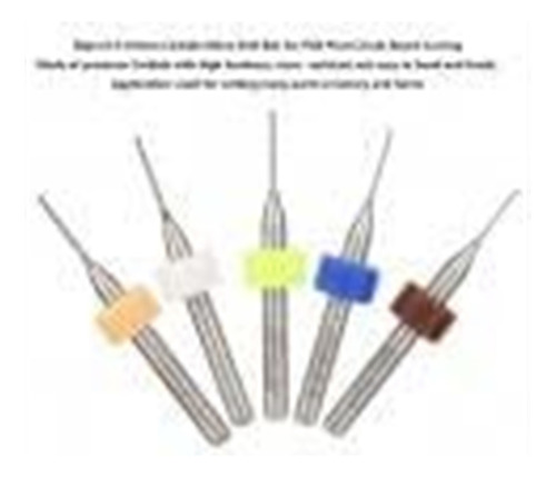 50 Unids 0.5-0.9mm Micro Brocas De Carburo Pcb Brocas