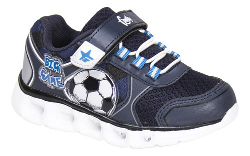 Zapatillas Niño Footy Big Game Pelota Urbanas Luces Led