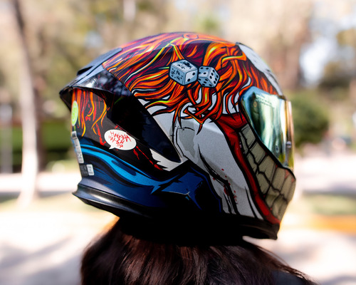 Hax Helmets. Casco Integral Dot Ece 06. Modelo Force Gambler
