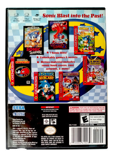 Sonic Mega Collection Nintendo Game Cube (Reacondicionado)