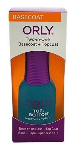 De Esmalte De Uñas Orly Base, Top 2 Bottom, 0,6 Onza.