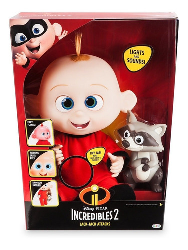 Muñeco Luz Sonido Bebe Jack Jack Los Increíbles 2 Original