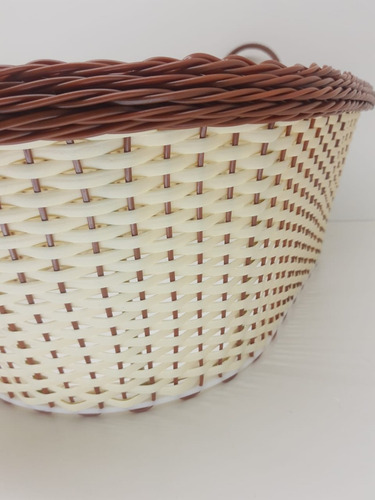 Imagem 3 de 3 de Cesto Oval Para Pães 64x44x22