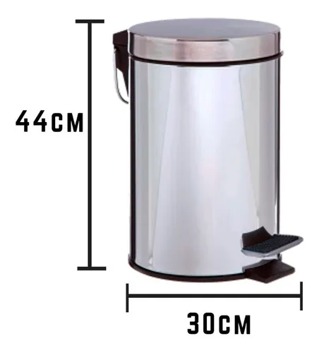 Basurero De Acero Inoxidable 20 Litros