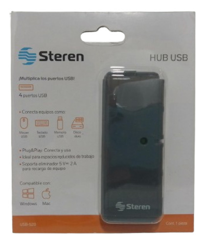 Mini Hub Usb Ultra Delgado De 4 Puertos . Usb-520