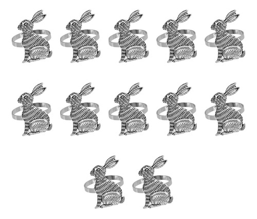Servilleteros De Pascua Con Diseño De Conejo, Elegantes
