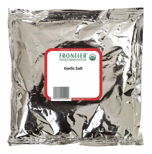 Frontier Co-op Sal De Ajo, Orgánico Certificado, 1 Libra, 16