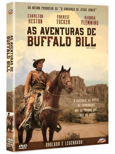 As Aventuras De Buffalo Bill - Dvd - Charlton Heston 