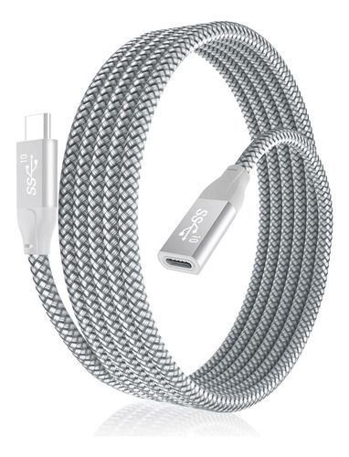 Basesailor Cable De Extension Usb Tipo C 2m, Usb-c 3.1 Gen2