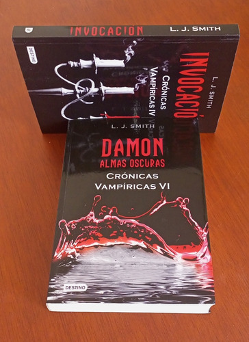 Crónicas Vampíricas Damon Invocación Libros Almas Oscuras