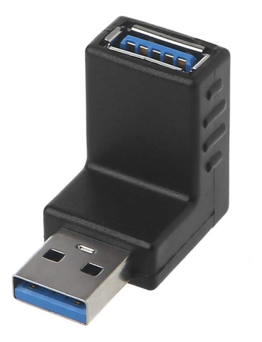 Codo Usb 3.0 Macho A Hembra Angulo 90º Union Extensor En L