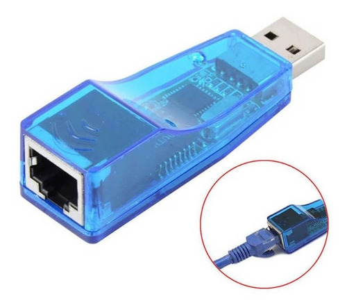 Imagen 3 de 3 de Adaptador Convertidor Usb 2.0 Lan Red Rj45 Ethernet Tarjeta