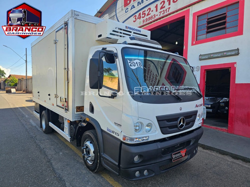 Caminhao M/benz Accelo 815 Ano 2018 Bau Refrigerado