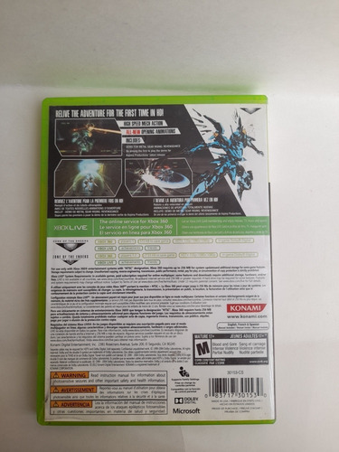 High Speed Robot Action Zone Of The Enders Xbox 360 (Usado)