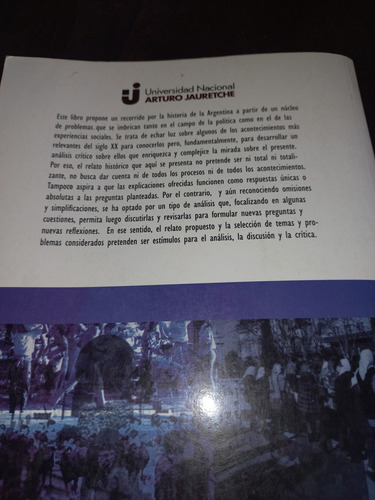 Problemas De Historia Argentina 1912-2011 - Unaj (Usado)