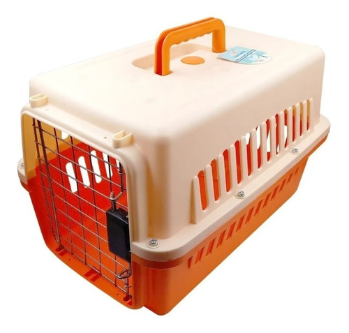 Caja Transportadora Grande Para Mascotas Con Ventilación Pro