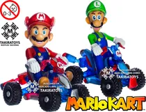 Comprar Mario Bros Y Luigi Bros Duo Muñecos Gokart C\u002F Luz Mario Kart