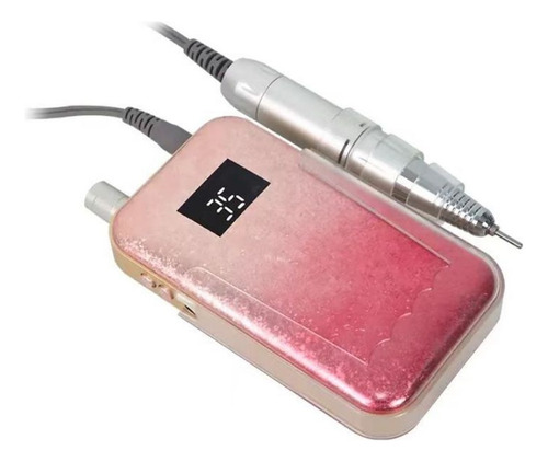 New Pink Gradient Professional Portable 35000 Rpm Taladro