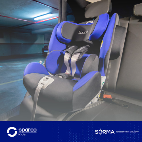 Butaca Sparco P/ Auto Niños 10 Posiciones Con Base Isofix