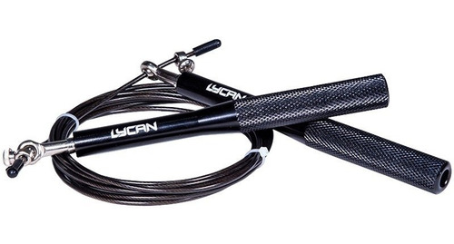 Cuerda Para Saltar Lycan, Aluminio Negra Crossfit Speed Rope