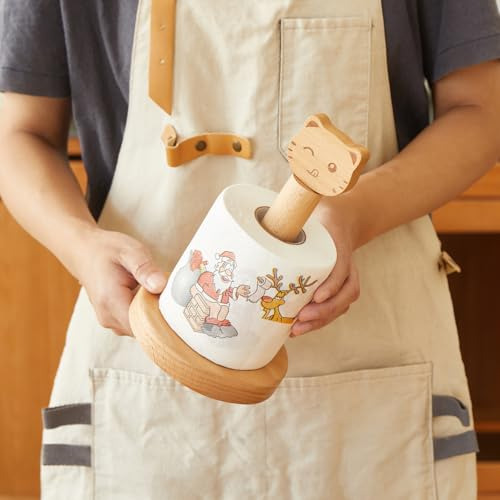Soporte Para Rollo De Papel Higiénico, Soporte De Madera Con