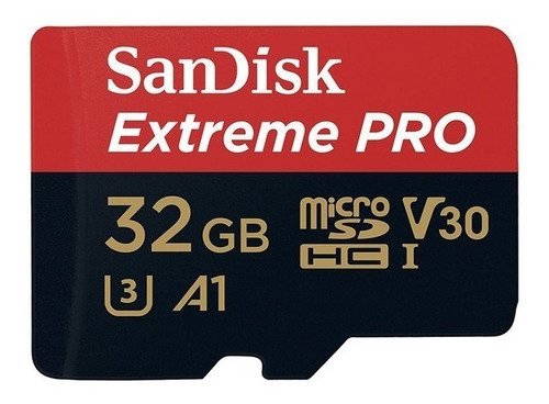Imagen 1 de 5 de Tarjeta Micro Sd Sandisk Extreme Pro 32 Gb 4k