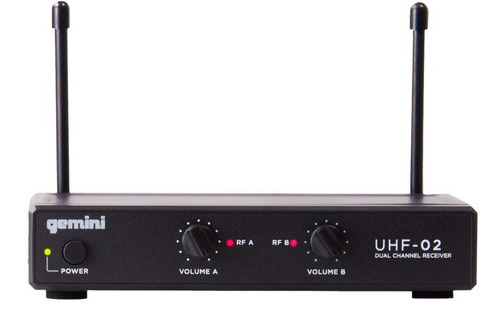 Sistema Uhf Canal Inalámbrico Uhf De La Serie Gemini Uhf-02h