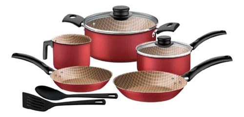 Juegos Juego Bateria Cocina Tramontina 9 Piezas