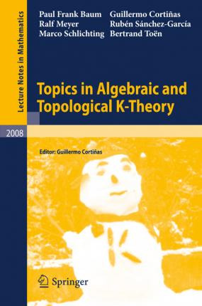 Libro Topics In Algebraic And Topological K-theory - Paul...