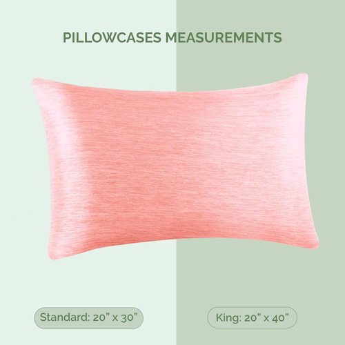 Juego De 2 Fundas De Almohada Refrescantes Y Duraderas