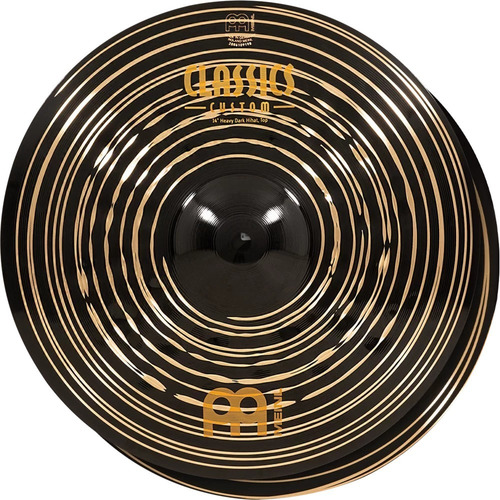 Imagen 2 de 5 de Platillo Meinl 14 Heavy Hihat Classic Custom Dark Cc14hdah
