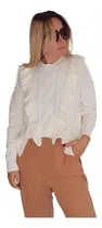 Comprar Sweater Cuello Redondo Bremer Con Volados