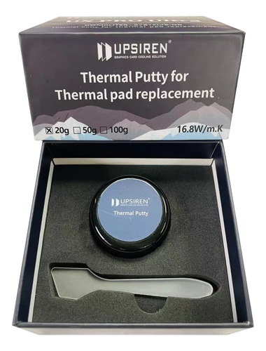Pad Termico En Gel Upsiren Uxpro Ultra 16.8w/mk 20g Original Gris