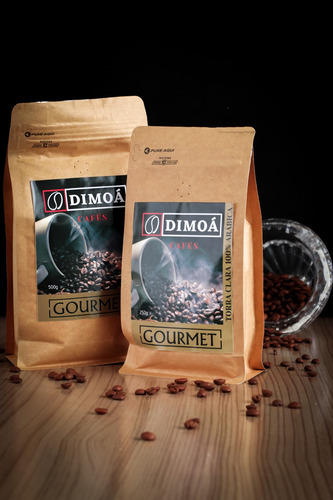 Kit 4 Café Gourmet Em Grãos Dimoá 250g Torrado = 1kg